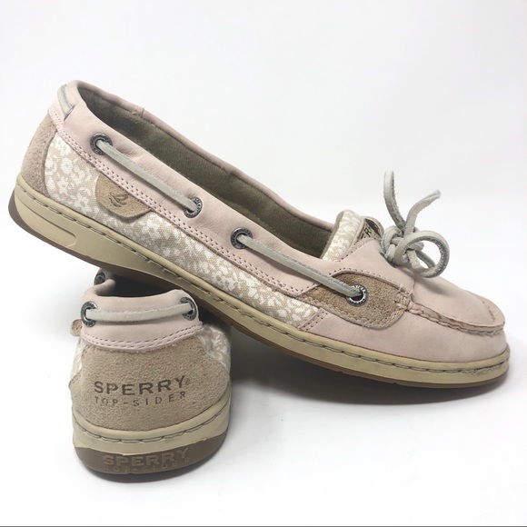 Sperry Shoes - Sperry Top-Sider Angelfish Pink Tan Boat Shoes